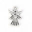Bild von Zinklegierung Charms Engel Antiksilber 18mm x 13mm, 50 Stück
