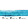 Image de Cordon/Fil en Polyester (pour DIY Pendentifs Franges) Bleu Lac 25mm, 2 Yards