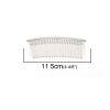 Picture of Zinc Based Alloy Updo Tuck Comb Findings Silver Tone 11.5cm x 4cm, 5 PCs