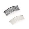 Picture of Zinc Based Alloy Updo Tuck Comb Findings Silver Tone 11.5cm x 4cm, 5 PCs