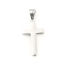 Picture of 316L Stainless Steel Pendants Cross Silver Tone 44mm(1 6/8") x 20mm( 6/8"), 1 Piece”