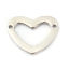 Immagine di 316L Acciaio Inossidabile Connettore Cuore Tono Argento 18mm x 14mm, 1 Pz” 