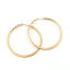 Image de 316 Boucles d'Oreilles Créole Anneaux en Acier Inoxydable Doré Rond 50mm Dia., Epaisseur de Fil: (20 gauge), 1 Paire”