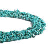 Picture of Turquoise ( Synthetic ) Chip Beads Irregular Blue About 11mm x4mm( 3/8" x 1/8") - 5mm x2mm( 2/8" x 1/8"), Hole: Approx 0.7mm, 85cm(33 4/8") - 83cm(32 5/8") long, 1 Strand (Approx 320 - 300 PCs/Strand)