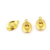 Picture of Zinc Based Alloy Charms Hat Gold Plated 20mm( 6/8") x 12mm( 4/8"), 10 PCs