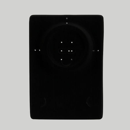 PVC Jewelry Displays Rectangle Black 23cm(9") x 16.3cm(6 3/8") , 10 Sheets