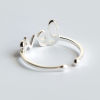 Picture of Sterling Silver Open Rings Silver " LOVE ", 1 Piece