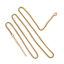 Immagine di Acciaio Inossidabile Catena di casella Collana Oro Placcato 60.5cm Lunghezza, Dimensione della Catena 2.5mm, 1 Pz