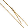 Picture of Stainless Steel Lantern Chain Necklace Gold Plated 60.5cm(23 7/8") long, Chain Size: 2mm( 1/8"), 1 Piece