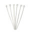 Imagen de 304 Acero Inoxidable Pinchos Tono de Plata 5cm longitud, 0.7mm (21 gauge), 100 Unidades