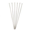 Picture of 304 Stainless Steel Head Pins Silver Tone 7cm(2 6/8") long, 0.7mm (21 gauge), 50 PCs