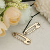 Imagen de Zamak Conectores Pincho Oro Mate 22mm x 7mm, 10 Unidades