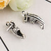 Picture of Zinc Based Alloy Travel Charms Boat Antique Silver Color 23mm( 7/8") x 10mm( 3/8"), 10 PCs