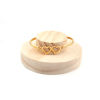 Picture of Pine Wood Jewelry Bracelet Bangle Displays Round Natural 10cm(3 7/8") , 1 Piece