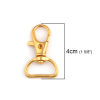 Picture of Iron Based Alloy Keychain & Keyring Silver Tone 40mm x 24mm, 10 PCs
