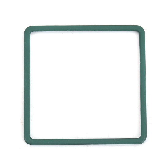 Picture of Zinc Based Alloy Connectors Square Dark Green 35mm x 35mm, 10 PCs