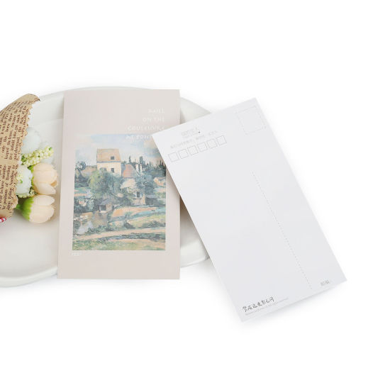 Picture of Paper Envelope Rectangle Multicolor Natural Scenery Pattern 14.3cm(5 5/8") x 9.3cm(3 5/8"), 1 Box(30 Sheets/Box)