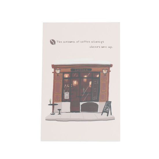 Image de Papier Enveloppe Rectangle Maison Multicolore 14.3cm x 9.3cm, 1 Boîte (30 Pcs/Boîte)