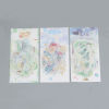 Picture of Paper DIY Scrapbook Deco Stickers Multicolor Flower Leaves 7.6cm x7.3cm(3" x2 7/8") - 3.6cm x3.1cm(1 3/8" x1 2/8"), 1 Packet ( 60 PCs/Packet)