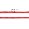 Picture of Polyamide Nylon Jewelry Cord Rope Red 3mm( 1/8"), 1 Roll (Approx 10 M/Roll)