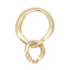 Picture of Zinc Based Alloy Connectors Irregular KC Gold Plated Infinity Symbol 30mm x 19mm, 5 PCs