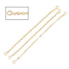 Picture of Brass Extender Chain For Jewelry Necklace Bracelet Real Gold Plated 6.5cm(2 4/8") long, 2 PCs                                                                                                                                                                 