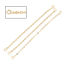 Picture of Brass Extender Chain For Jewelry Necklace Bracelet Real Gold Plated 6.5cm(2 4/8") long, 2 PCs