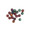 Picture of Acrylic Beads Round At Random Mixed Imitation Tiger's Eyes About 8mm Dia, Hole: Approx 1.8mm, 300 PCs