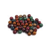 Picture of Acrylic Beads Round At Random Mixed Imitation Tiger's Eyes About 8mm Dia, Hole: Approx 1.8mm, 300 PCs