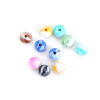 Picture of Acrylic Beads Round At Random Imitation Stone About 8mm Dia, Hole: Approx 1.8mm, 300 PCs