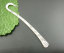 Imagen de Zamak Marcadores de libro Torcido Plata Antigua Mariposa 12.4cm, 6 Unidades