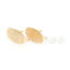 Imagen de Latón Pendientes Óvalo 18K Oro Real Chapado W/ Lazo 16mm x 8mm, Post/ Wire Size: (20 gauge), 4 Unidades