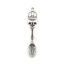 Picture of Zinc Based Alloy 3D Pendants Spoon Antique Silver Color 53mm(2 1/8") x 11mm( 3/8"), 20 PCs