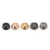 Picture of 304 Stainless Steel Casting Beads Round Gold Plated Cancer Sign Of Zodiac Constellations About 10mm Dia., Hole: Approx 4.3mm, 1 Piece
