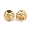 Picture of 304 Stainless Steel Casting Beads Round Gold Plated Taurus Sign Of Zodiac Constellations About 10mm Dia., Hole: Approx 4.3mm, 1 Piece