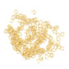 Picture of 0.7mm 304 Stainless Steel Opened Jump Rings Findings Gold Plated 4mm( 1/8") Dia., 200 PCs
