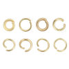 Picture of (21 gauge) 304 Stainless Steel Open Jump Rings Findings Gold Plated 4mm Dia., 1000 PCs