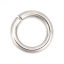Immagine di 100 Pz 9mm Dia, 1.5mm(15 misura) 304 Acciaio Inossidabile Aperto Stile Anello di Salto Tono Argento Tondo