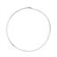 Imagen de 304 Acero Inoxidable Collares Círculo Tono de Plata 45.3cm longitud, 1 Unidad