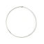 Image de Collier Tour de Cou en 304 Acier Inoxydable Argent Mat 45.5cm Long, 1 Pièce