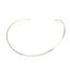Imagen de 304 Acero Inoxidable Collares Círculo Tono de Plata 38cm longitud, 1 Unidad