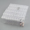 Picture of PP Storage Containers Rectangle Transparent Clear 5.1cm x 2.9cm(1/8"), 6 PCs