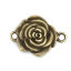 Image de Connecteurs en Alliage de Zinc Rose Bronze Antique 27mm x 20mm, 30 Pcs