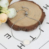 Picture of 304 Stainless Steel Adjustable Slider/ Slide Bolo Bracelets Silver Tone Round 25.7cm(10 1/8") long, 1 Piece