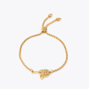 Picture of 304 Stainless Steel Adjustable Slider/ Slide Bolo Bracelets Gold Plated Rose Flower 26.3cm(10 3/8") - 25.3cm(10") long, 50 PCs