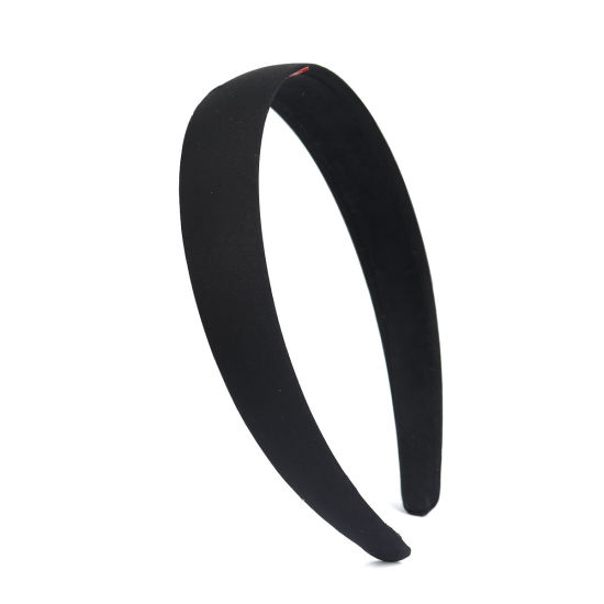 Picture of Fabric Headband Black 37.3cm long - 37cm long, 3 PCs