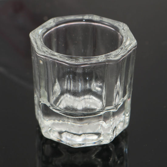 Picture of 10ml Glass Cups Cylinder Transparent Clear 33mm x 33mm, 5 PCs