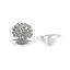 Imagen de Zamak Ronda Plata Antigua Árbol de la Vida 14mm Dia, 50 Unidades