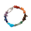 Picture of Natural Gemstone Elastic Bracelets Multicolor Irregular 20cm(7 7/8") long, 1 Piece