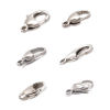 Picture of 304 Stainless Steel Lobster Clasp Findings Silver Tone 23mm x 14mm, 1 Piece